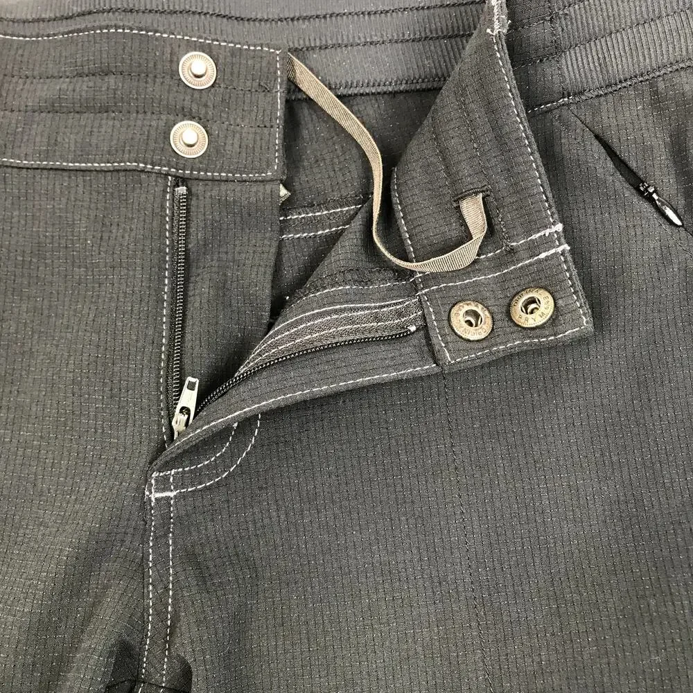 KUHL Ripstop Hiking Pant Women 8 Black Light Outdoor Travel Camping Gorpcore - Picture 9 of 11